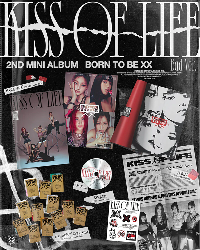 KISS OF LIFE - Born to be XX (Bad Version) (2nd Mini Album